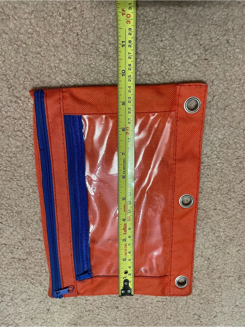 3-Pack Kids Pencil Case Set - Green, Orange & Purple